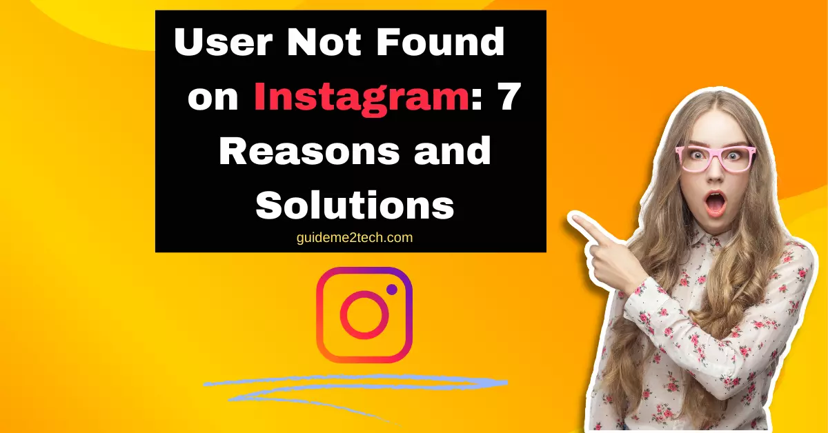 user not found on instagram