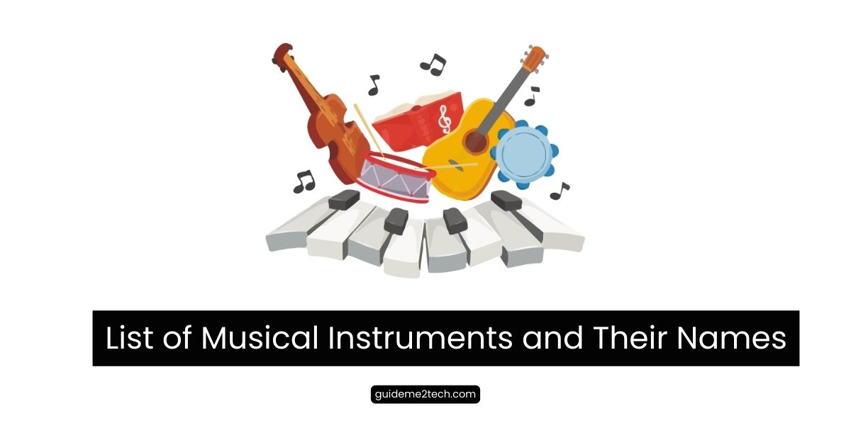 List of Musical Instruments and Their Names